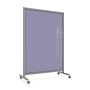 Ghent EZ Glass Mobile Dry-Erase Whiteboard, Aluminum Frame, 75"H x 50"W, Grape (EZ1NA7550GP)~#|#~B703CF87-71CD-41B2-B8FC10D3B25F0566_sc7