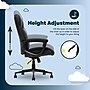 Serta Comfort Eco Ergonomic Velvet Fabric Swivel Executive Chair, Light Black (CCHR10006B)~#|#~B709917A-8648-4C27-BE26FDBEB26B1A5B_sc7