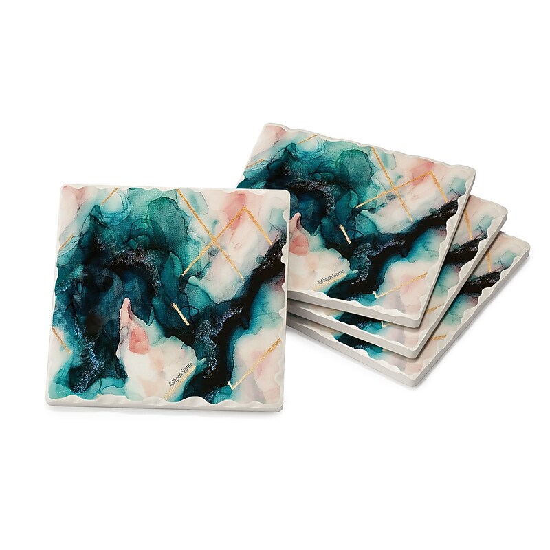 ThirstyStone Stoneware Coasters (01-03177) image 1