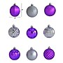 Nearly Natural Holiday Shatterproof Silver Christmas Tree Ornament Set, 60mm, 101/Set (D1002-SV)~#|#~B70EC476-DDAD-46E9-A2200CD6CC3D185B_sc7