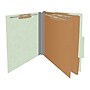 Medical Arts Press Pressboard Classification Folder, 2-Dividers, 2" Expansion, Letter Size, Pale Green, 10/Box ~#|#~B70F5684-7294-4450-9409624904C955EF_sc7