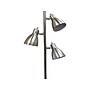 Creekwood Home Essentix 64" Brushed Nickel Floor Lamp with Cone Shades (CWF-3003-BN)~#|#~B70F7638-1FE7-4636-93F90312D8959995_sc7