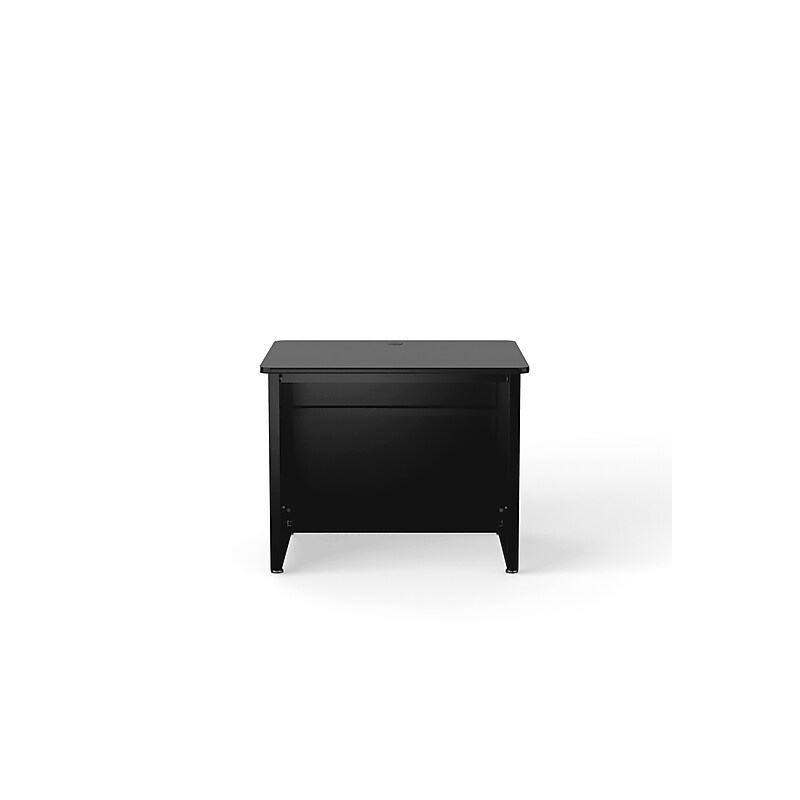 VersaDesk 36"W Enclosed Versa Classroom Desk, Black (CD3630-BB) image 1