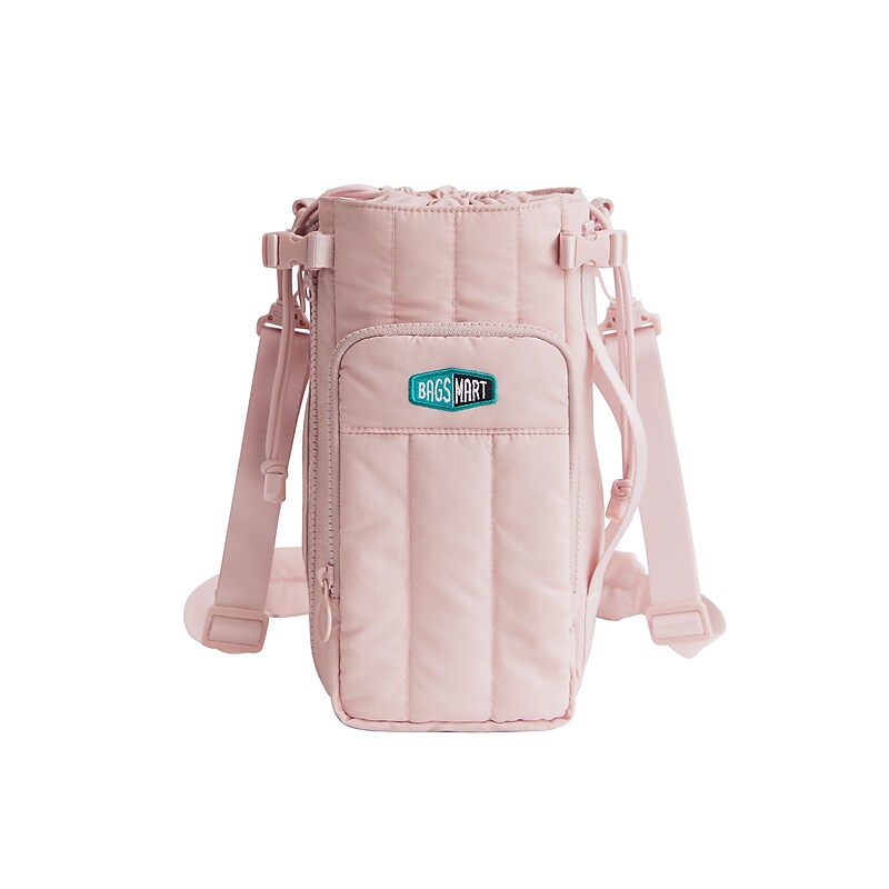 BAGSMART Walker Water Bottle Sling Bag, Pink (BM0306021AN012) image 1