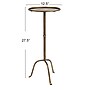 Storied Home Metal Martini Cocktail Table, Antique Brass (EC1446)~#|#~B71A2B0F-B636-4880-8F729B484B54C987_sc7