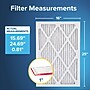 Filtrete Allergen Defense 16" x 25" x 1" Pleated Air Filter, MERV 11, 4/Carton (9801-4CA)~#|#~B71A2C0F-6184-4C1E-B786999E5A93A420_sc7