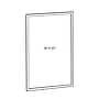 Azar 20" x 30" Poster Holder, Wall Mounted, Metal, Gray (300220-SLV)~#|#~B71D9A7D-1ED3-4371-9B9EDDB299533DCF_sc7