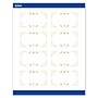 Avery Gold-White Christmas Trees Matte Blank Card, White, 80/Pack (S00-FE5)~#|#~B722D0A2-A148-4DFD-AC465E0A6F76339C_sc7