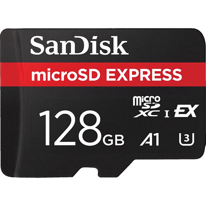 SanDisk Express Card 128GB UHS-I microSD Memory Card Class 10 Speed Class 3 (SDSQXFN-128G-GN4NN) image 1