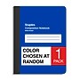Staples® Poly Composition Notebook, 7.5" x 9.75", Wide Ruled, 80 Sheets, Color chosen at random (ST54890)~#|#~B7231C82-82D0-4E59-8E0875F3170130FF_sc7