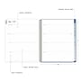 2025-2026 Blue Sky Tillie Lilac 8.5" x 11" Academic Year Weekly & Monthly Planner, Plastic Cover, Multicolored (154355)~#|#~B7294402-4666-4A16-A53FE037D18DA7E8_sc7