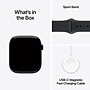 Apple Watch Series 11 GPS + Cellular Smartwatch, 46mm, Jet Black Aluminum Case with Black Sport Band, Small/Medium (MFC24LW/A)~#|#~B72C45E2-05A1-4604-9AC3594C57B0459A_sc7