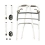 Medline Paddle Folding Walker, Adult, Silver (MDS86410P5H1)~#|#~B72C4901-E235-47DA-979BA59637039EC7_sc7