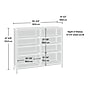 Sauder Pacific View 48"H Cubby Storage Bookcase, Prime Oak (433566)~#|#~B7363E2B-2661-43AB-925DC781DC94D566_sc7