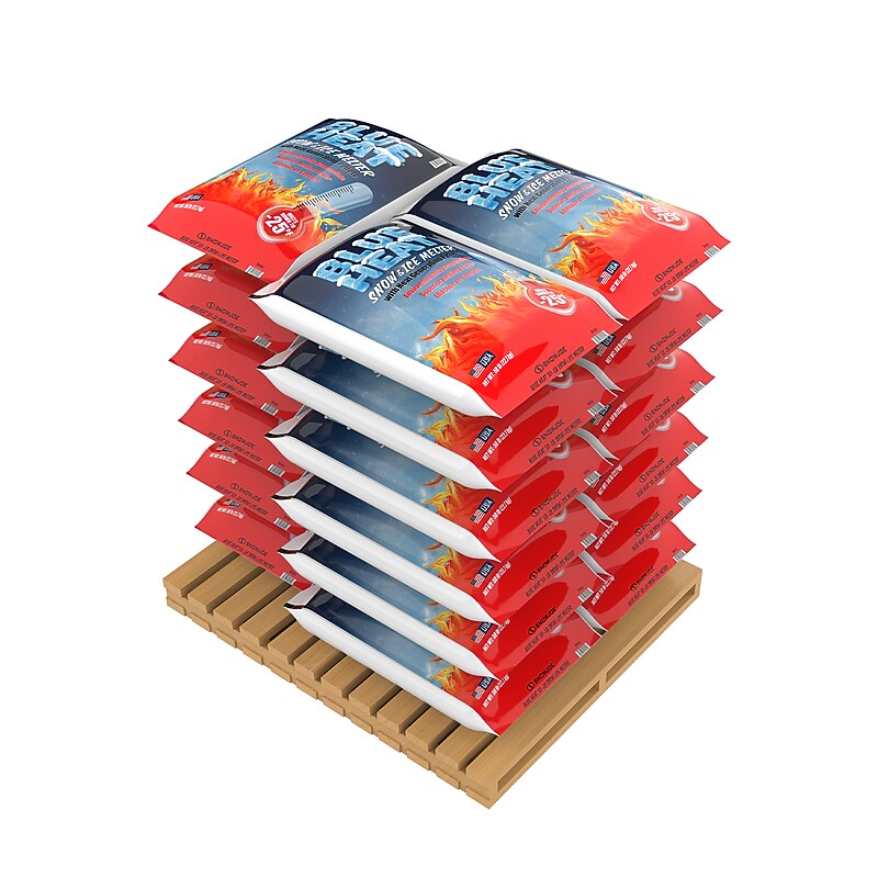 Snow Joe Blue Heat Pet Friendly Ice Melt Pellets, 50 Lb. Bag, 56/Pallet (BH50-PLT) image 1
