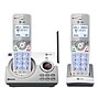 AT&T 2-Handset DECT 6.0 Expandable Cordless Phone System for Landline with Answering System, White/Silver (DL72210)~#|#~b73a20f0-cb7c-47ae-b38f49f0093c2ffc_sc7