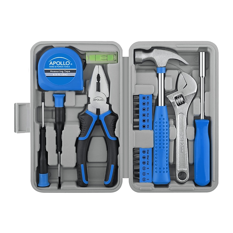 Apollo Tools Compact DIY Household Tool Set, 20 Pieces (DT1031) image 1