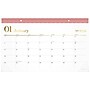 2026 Cambridge WorkStyle 18" x 11" Monthly Desk Pad Calendar, White/Pink (1606-705-26)~#|#~B742B4D4-7E37-45E5-B07217D690C38C73_sc7