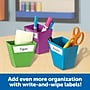Learning Resources Create-a-Space Magnetic Storage Boxes Classroom Organizer, Multicolor, 4 Pack (LER3807)~#|#~B743514A-0054-41E5-A67E66B54BC7B8B1_sc7