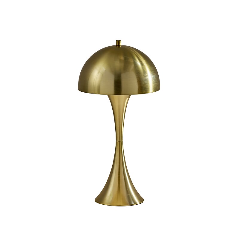 Adesso Lennon Incandescent Table Lamp, 19.5"H, Antique Brass (2604-21) image 1