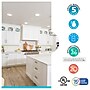 Bulbrite 9W Adjustable 4" Integrated LED Gimbal Downlight with E26 Quick Connect, 3000K Soft White, 650 Lumens, 4/Pack~#|#~B7484361-16D1-4B48-AB227EBECDD688A0_sc7