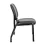 Boss Office Products Vinyl Bariatric Guest Chair, Armless, Black (B9595AM-BK-400)~#|#~B74D2A87-1C01-4151-8B5AF95CA4733305_sc7