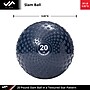 Jfit 20 lb. Star Slam Ball, Navy (J-SB20BK)~#|#~B7587208-BBA3-4D62-A371AC401468BE19_sc7