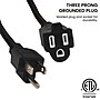 GoGreen Power 8' Indoor/Outdoor Extension Cord, 16 AWG, Black (GG-13708BK)~#|#~B759270F-7996-4464-BF4B9A14BE14222B_sc7