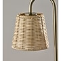 Simplee Adesso Ridgley Candlewarmer 13.25" Halogen Table Lamp, Antique Brass (SL1190-21)~#|#~B7599463-6819-4626-856D0ACCE3C5B68E_sc7