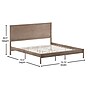 Flash Furniture Asher Light Brown Platform Bed with Wooden Slats and Headboard, King (MG09004KBKOAK)~#|#~B765C256-FDF4-4BFB-BB8ADF35D3BA3B5D_sc7