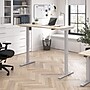 Bush Business Furniture Move 40 Series 60"W Electric Adjustable Standing Desk, Natural Elm/Cool Gray Metallic (M4S6030NESK)~#|#~B767D076-5D1C-4F88-A30479F9BDCDA054_sc7