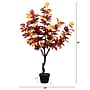 Nearly Natural 4' Autumn Smoky Maple Artificial Fall Tree (T4830)~#|#~B76CAC19-0325-4D3D-93B6255D65FCB890_sc7