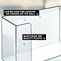 Azar Vertical Glove Dispenser, 1-Compartment, Acrylic, Clear (255631-1PK)~#|#~B76EA8F2-A36D-4C53-A54AD3833DECC6D7_sc7