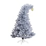 Nearly Natural 5' Artificial Silver Tinsel Holiday Santa's Hat Christmas Tree with Star Topper (T4795)~#|#~B76F199E-C0D2-4E0E-9FF8CDEDA46A07F3_sc7