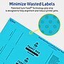 Avery Laser/Inkjet Multipurpose Rectangle Labels, 1" x 7", Bright Blue, 160/Pack (94225)~#|#~B77032FD-C399-41D7-B7C5A5B495708B2C_sc7