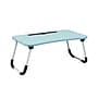 Mind Reader 13.75" x 23.5" MDF/Metal Lap Desk/Laptop Stand With Folding Legs, Blue (LBSTUDY-BLU)~#|#~B770AC19-843E-4046-AABA0CA7651E3527_sc7