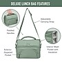 Bentgo Deluxe Lunch Set, Khaki Green (BGBDL1-KG)~#|#~B770BAF2-CE8B-484F-8C764B140D2A7B47_sc7