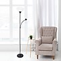 Simple Designs 71.50" LED Floor Lamp with Reading Light, Black (LF2000-BLK)~#|#~B7717A83-0F1F-4407-ADCB7CB074CCB6D1_sc7