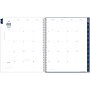 2025 Blue Sky inkWELL Press Twilight Blooms 8.5" x 11" Weekly & Monthly Planner, Plastic Cover, Blue/Yellow (152447)~#|#~B774FD21-83DC-4764-A2B23DC677A650EF_sc7