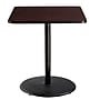 NPS CT Series 36" Square 42" Height Cafe Table, Round Base, Black Frame/Mahogany Top (CT33636RBPBTMMY)~#|#~B776720C-B82B-4EA2-99E4E994AF76E212_sc7