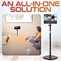 Delton 190S Tilt/Rotate Floor Projector Stand with Height Adjustable 33" - 47", Black (DPS190S)~#|#~B77784A9-E8B0-4D5B-B1126476814EDA38_sc7