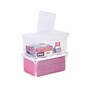 Iris Plastic File Box with Attached Flip Top Lid, Letter Size, Clear, 5/Pack (139921)~#|#~B77B0AEE-B297-429C-93B3CF6CDA169512_sc7