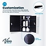 Viva Comfort Medium Double Door Medicine Locking Secure Storage Medical Cabinet, 0.3 cu. ft., Black (ADIME999-02-BLK-MK)~#|#~B77F2EB1-6DB4-4102-80D50923909ED6D2_sc7