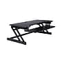 Rocelco 38"W Manual Adjustable Standing Desk Converter, Black (R DADRB)~#|#~B77FD081-310E-4A12-814F538E8CAFE350_sc7