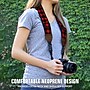 USA GEAR TrueSHOT Camera Neck Strap, Red Plaid (GRCMMS0100RPWS)~#|#~B783BFE0-8A3C-49D0-B8B1B1D0D82B5DBC_sc7