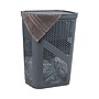 Mind Reader 15.85-Gallon Slim Laundry Hamper with Lid, Plastic, Gray (HBIN60-GRY)~#|#~B784B567-7D67-4782-A32500935D88D6F3_sc7