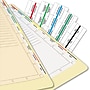 Tabbies Medical Chart Index Blank Tab Dividers, 7-Hole Punched, White, 400/Box (TAB54520)~#|#~B785767D-B97F-413D-9C30BF64B35B0AC7_sc7