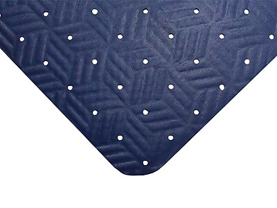 M + A Matting Wet Step Anti-Fatigue Commercial Drainage Floor Mat, 3′ x 10′, Blue (7891310007) Sansujyuku sansujyuku.com