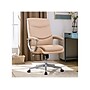 Thomasville Josephine Ergonomic Bonded Leather Swivel Manager Chair, Blush (60071-BLSH)~#|#~B793D97C-4640-4D90-A2528C865C785AFB_sc7