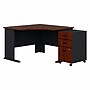 Bush Business Furniture Cubix 48"W Corner Desk with Mobile File Cabinet, Hansen Cherry/Galaxy (SRA035HCSU)~#|#~B79CC359-14FB-41CA-8DEBF7F3AE8806B1_sc7